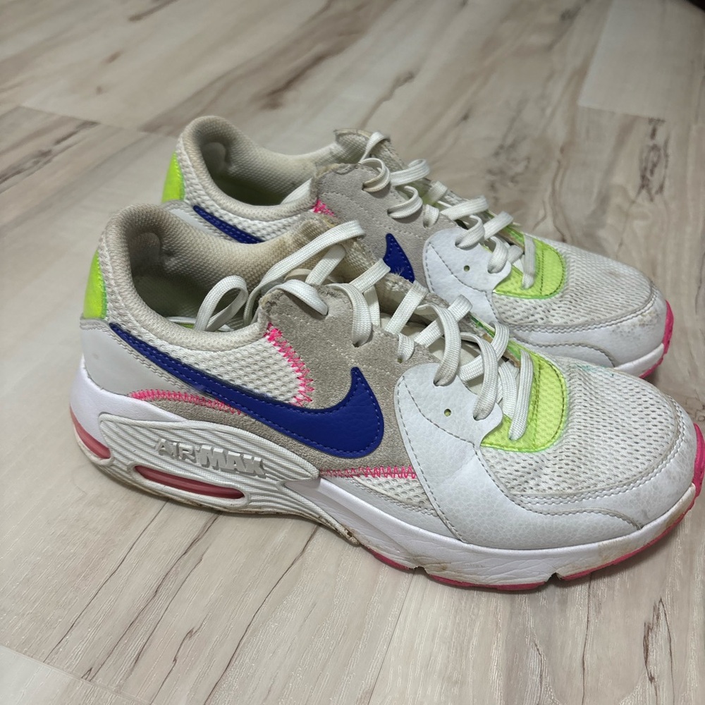 Nike Sneakers with White and Pink Accents